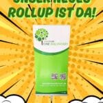 Bild des neuen Rollup Banners des Netzwerkes EINE Waldstadt