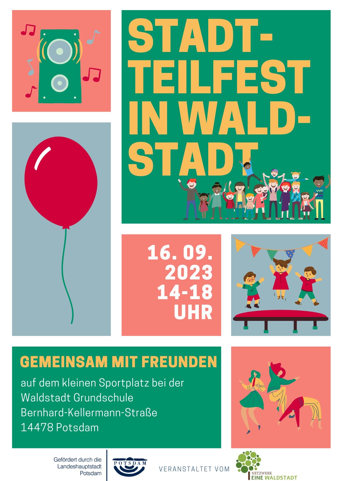 Stadtteilfest 2023 Poster A3